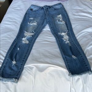 KanCan Distressed Denim Skinny Jeans